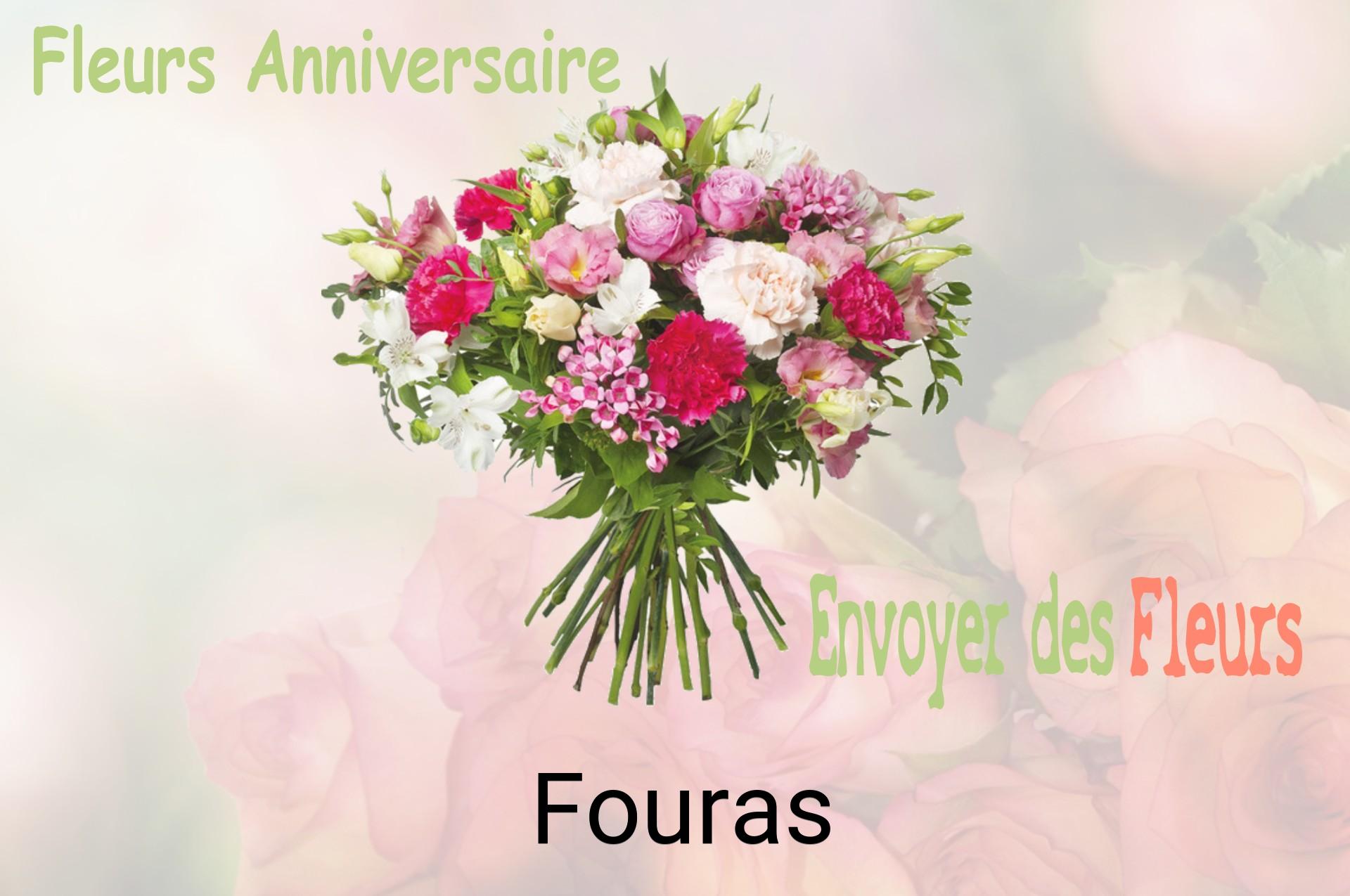 Bouquet de fleurs d’anniversaire livré à Fouras